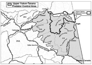 Fish and Game's Upper Yukon Tanana Predator Control Program Area